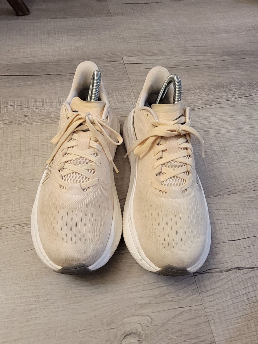 Hoka Women's Running Shoes in Beige Cream